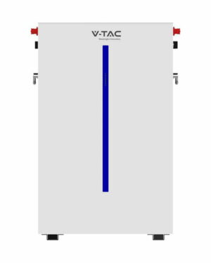 V-TAC – bateria ścienna — Bateria litowa 6.14KWH (do montażu na ścianie, LiFePo4, 6000 cykli)